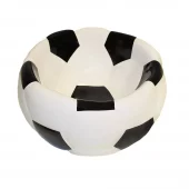 Keramikkskål fotball 15x15x8cm