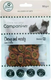 Companion Cat chewy & meaty snack med kylling og kattemynte