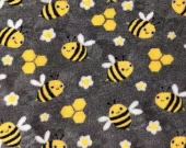 VetBed Nonslip Bumblebee Grå 100x150cm