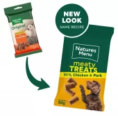 Natures Menu Snacks Hund Kylling & Gris 50g