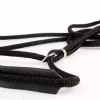 Utstillingskobbel m.lærfront 4mm/120cm Sort