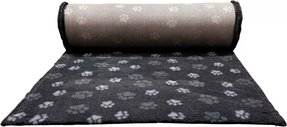 Companion ProFleece grå m. l.grå poter 100x75 cm(5166)