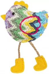 Katteleke (påske) Kylling i Polyester M/Catnip 11cm | Vilkårlig farge(3)