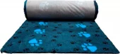 Companion ProFleece Petrol med sorte poter 100x75 cm(5166)