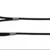 HUNTER Leash Show 4/140 Cowleather black (utstillingsbånd)