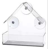 Utefuglautomat med Sugekopp Oppheng 225ml 15x15x6cm