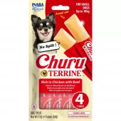 Churu Terrine hundegodbiter – kylling og storfe, for små hunder