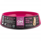 Katteskål Lickimat Cat Oral Hygiene skål S, rosa Ø15cm