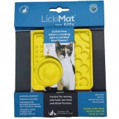 Katteskål / Slikkematte | Lickimat Cat Kitty Gul