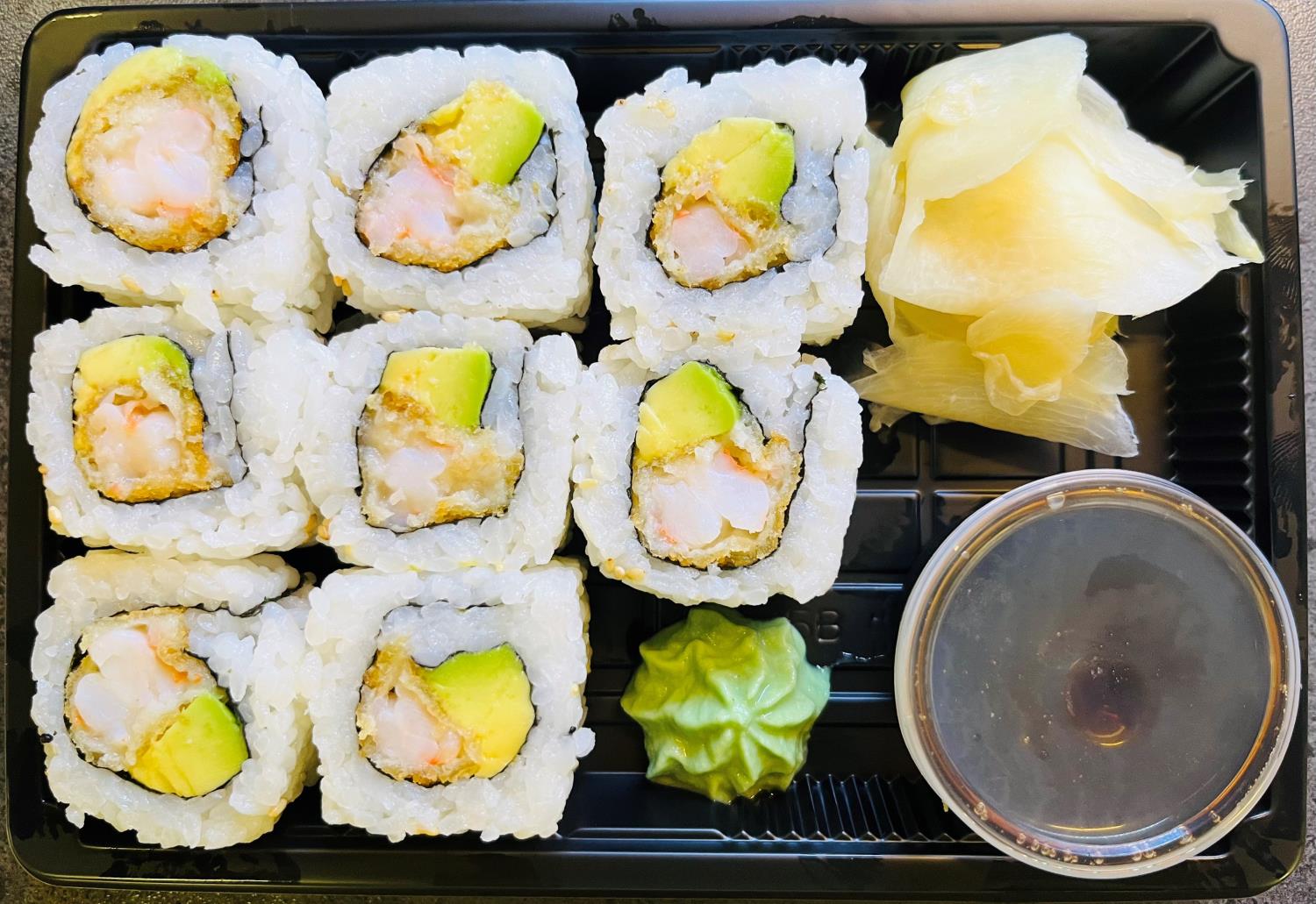 16. Tempura maki Scampi