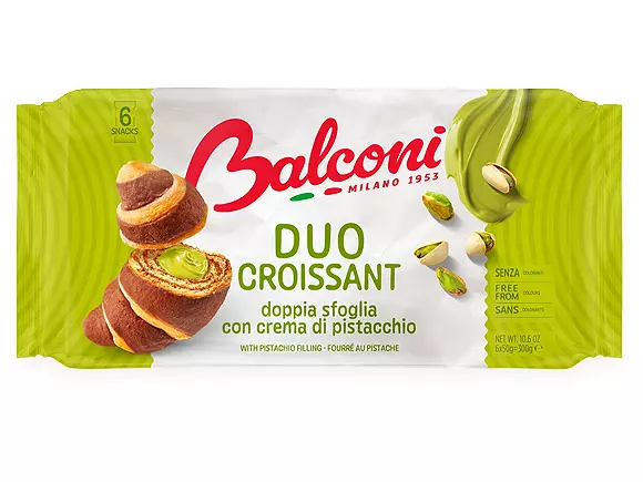 Balconi Croissant Duo pistasj 300g x 8