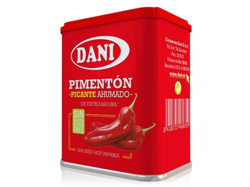 Paprika Hot 75g TIN DANI x 7