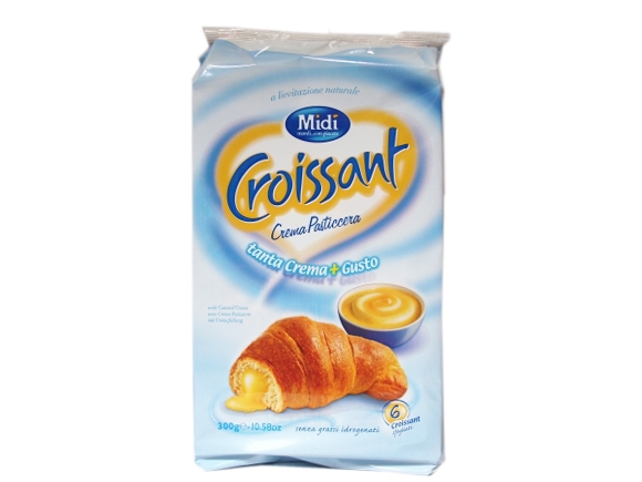 Midi Croissant Custard Cream 300g x 12