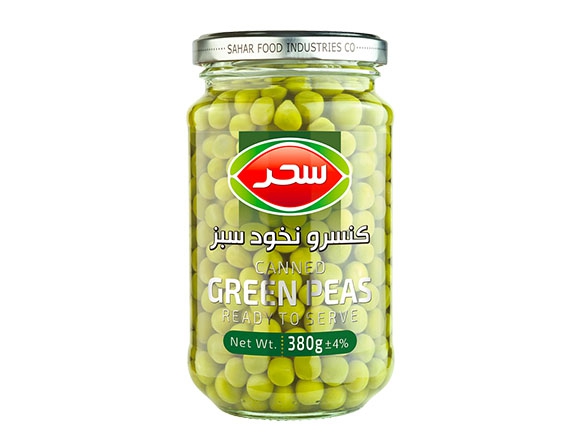 Sahar Green Peas 380g glass x 12