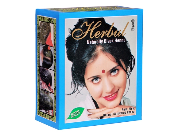 Henna Naturally Black 60g HERBUL x 10