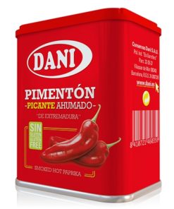 Paprika Hot Smoked 75g TIN DANI x 7