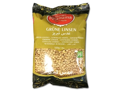 Lentils Green Khanum 500g x 15