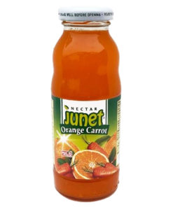 Junet Orange/Carrot juice 250ml x 24