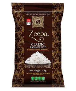 Basmati Ris Classic 5 kg. Zeeba x 4