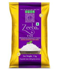 Basmati Ris Stream 1121 (Purple) 5 kg. Zeeba x 4