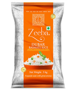 Basmati Ris Sella Golden (Orange) 5 kg. Zeeba x 4