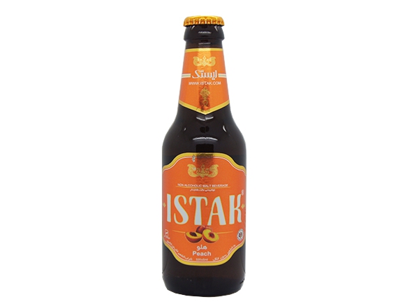 Beer Istak 330 Glass Peach x 12