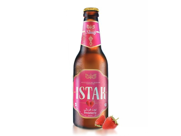 Beer Istak 330 Glass Strawberry x 12