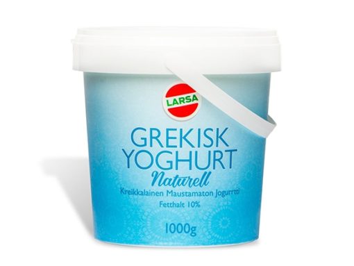 Yogurt Grekisk 10% 1 kg Larsa x 6