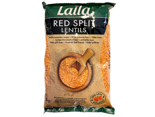 Laila Red Lentil 2 kg x 6