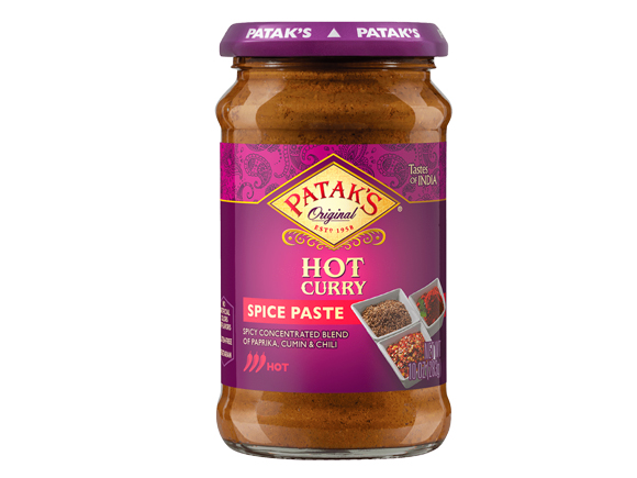 Pataks Curry paste hot x 6