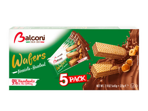 Wafer Alla Nocciola 225g x 20