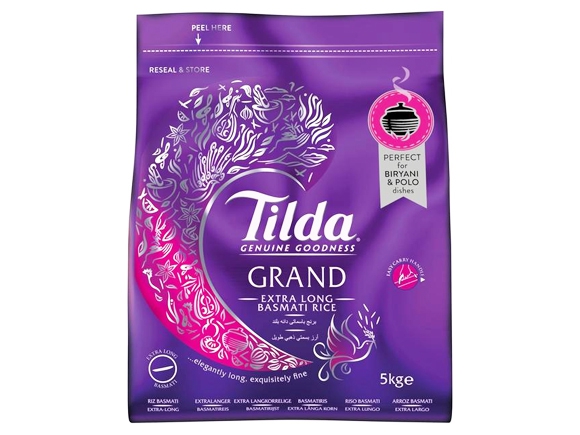 Basmati ris Tilda 5kg Grand lilla