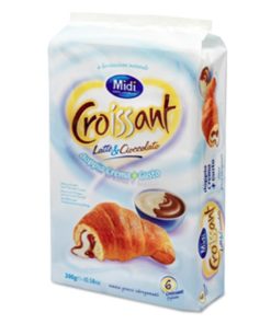 Midi Croissant Milk & Choco 300g x 12