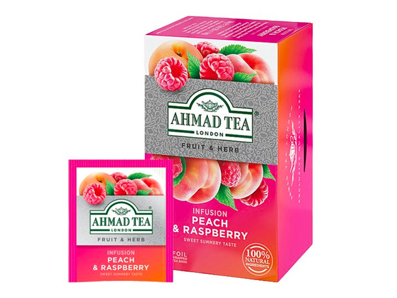 Te 20 pk Peach & Raspberry x 6