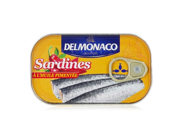 Sardin med chili Delmonaco x 50