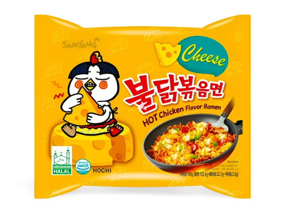 Samyang Hot Chicken Cheese 140g 8x5