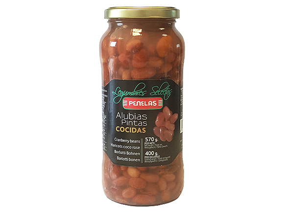 Boiled Rose coco beans 570g Penelas x 12