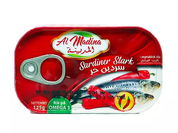 Sardin med chili Almadina 125g x 50