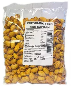 Afghan Pistasjnøtter med Saffron 500g x 16