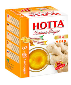 Ginger Tea W/Honey 140g HOTTA x 24