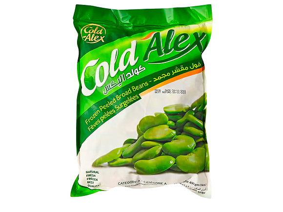 Frozen Broad Beans Peeled 400g Cold Alex x 20