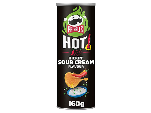 Pringles Hot Sour Cream 160g x 19