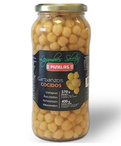 Boiled Chickpeas 570g Penelas x 12