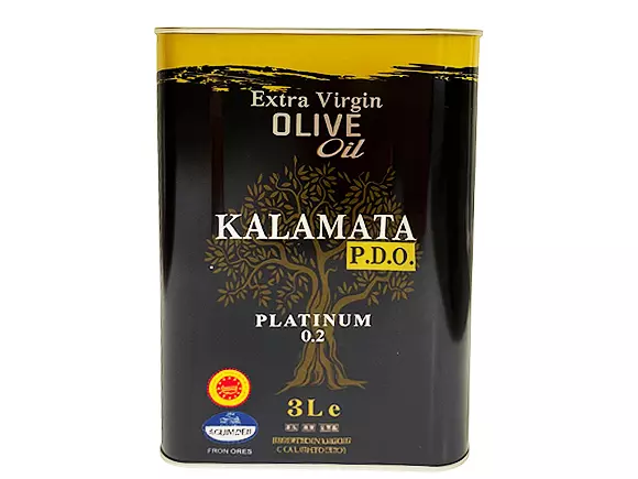 Olivenolje Extra Virgin Kalamata Tin 3L x 4