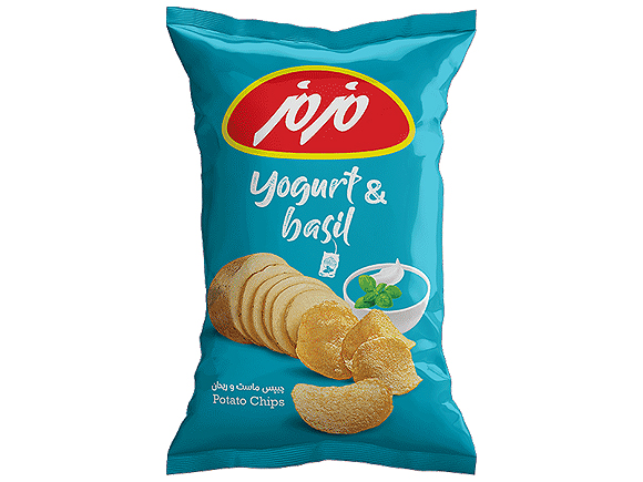 Maz Maz Yogurt & Basil Chips 100g x 20