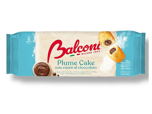 Plume kake Chocolate Balconi x 12