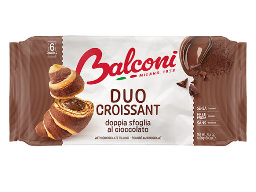 Balconi Croissant Duo Cacao 50g x 8