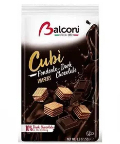 Wafer Alla Dark Choco 250g CUBI x 10