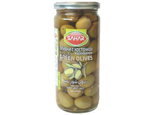 Sahar Green Olives (large) 500g x 12