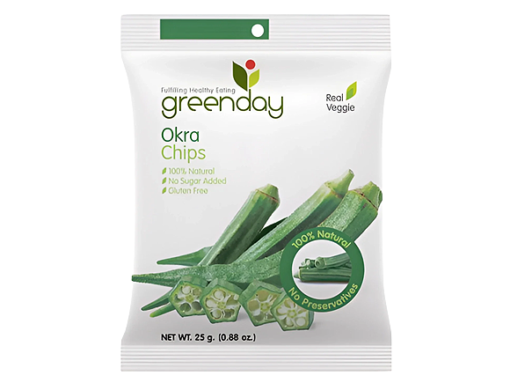 Okra Chips Greenday 25g x 36